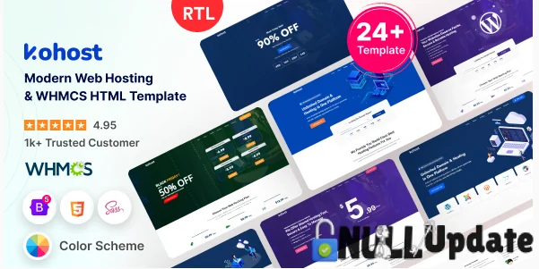 Kohost - Modern Web Hosting WHMCS Theme